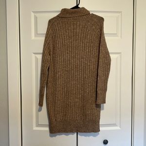 Tan sweater dress